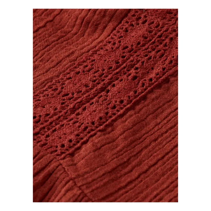 Scotch & Soda Robe Plissée | Terracotta
