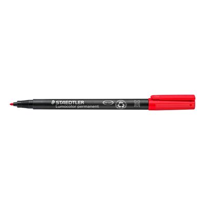 STAEDTLER LUMOCOLOR 317 - Marqueur permanent - pointe moyenne - rouge