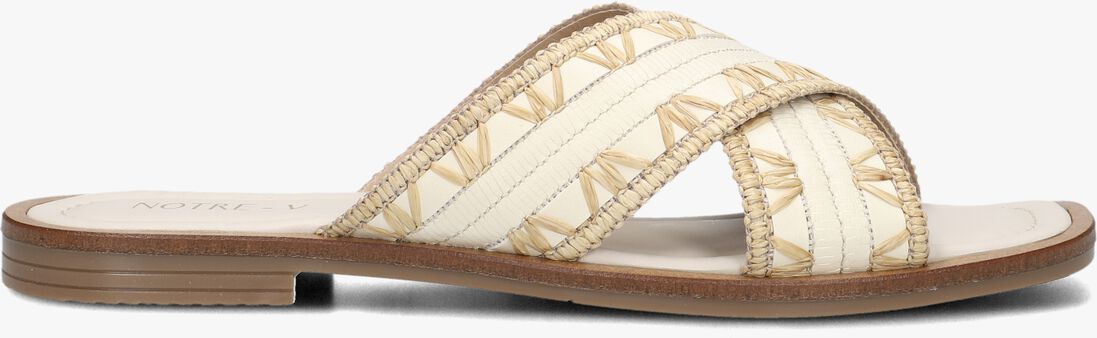 beige notre-v slippers 23172