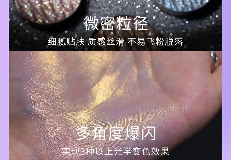 ORIGINELE KUNSTENAAR - Night Chameleon Vierkleuren Highlight Palette