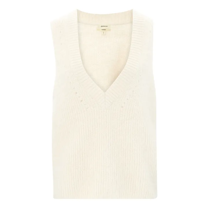 Bellerose Pull Dateis Angora - Collection Femme  | Ecru