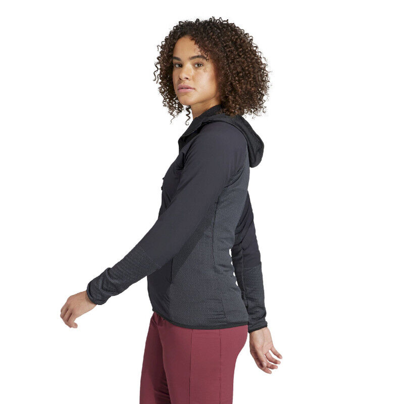 Terrex Fleece Wind Hooded Jacket - Polaire femme