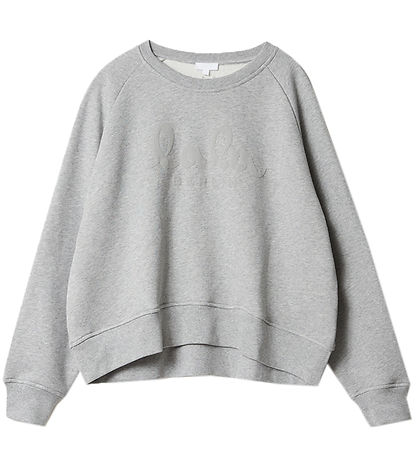 Lala Berlin Sweatshirt - Ijora - Grau Meliert m. Logo