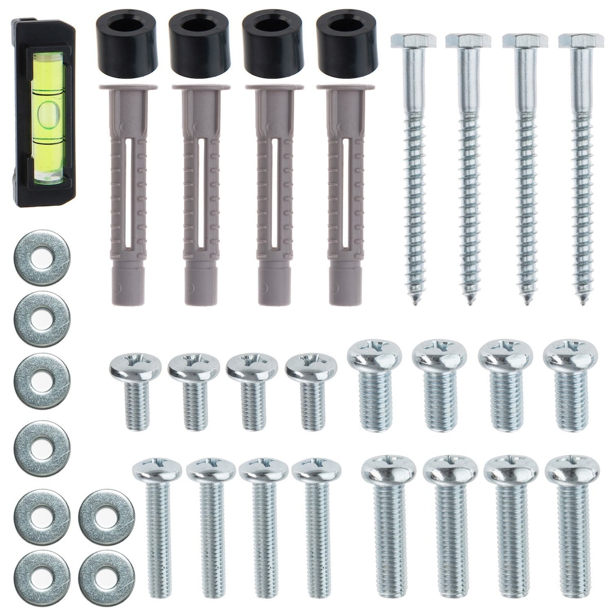 TV-veggfeste for 32-55 tommer (81-140 cm) kan vinkles - svart