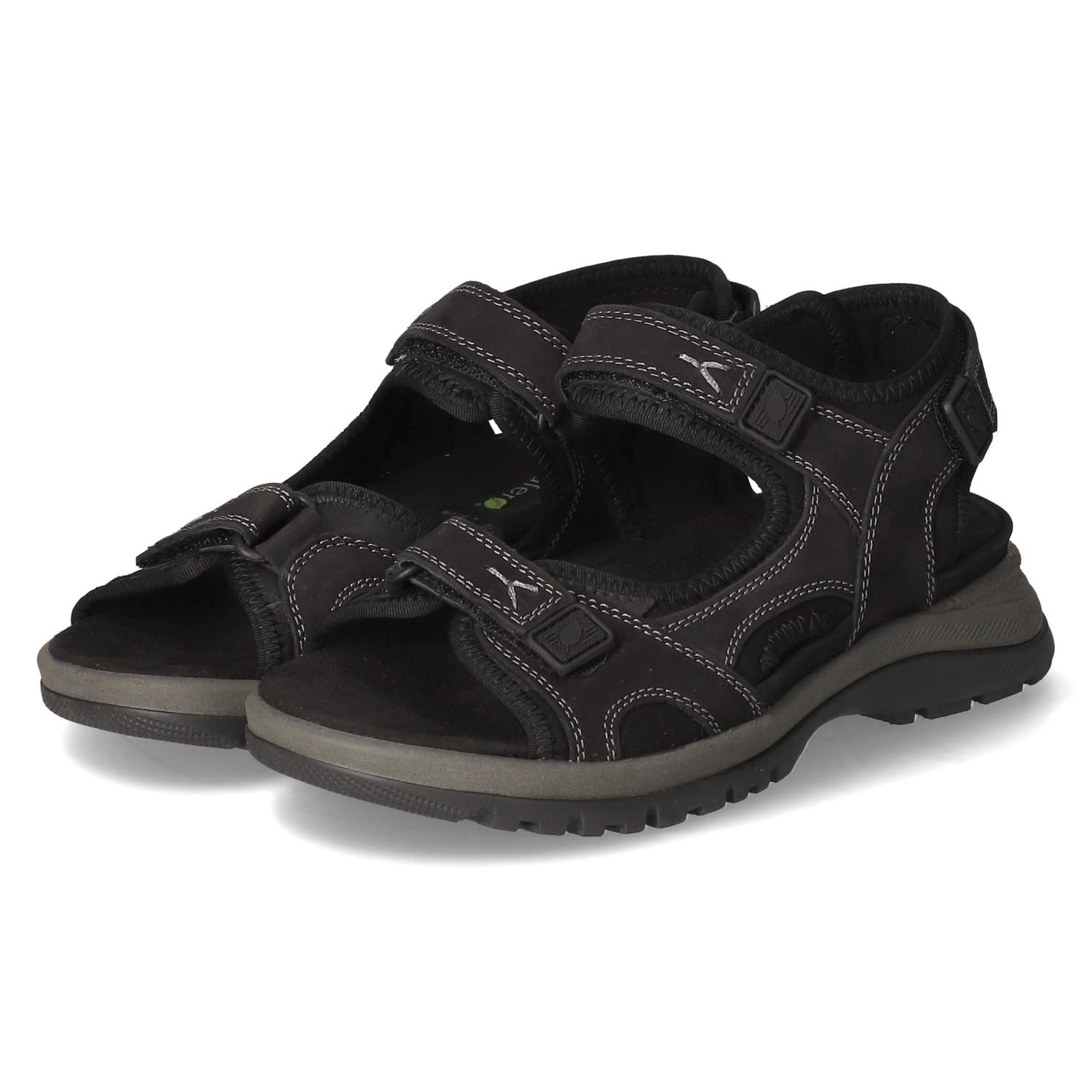Waldläufer Sandalen SORA - schwarz