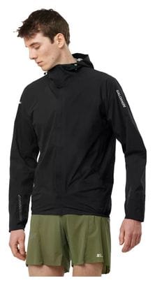 Veste imperméable Salomon S/Lab Ultra Noir Unisexe
