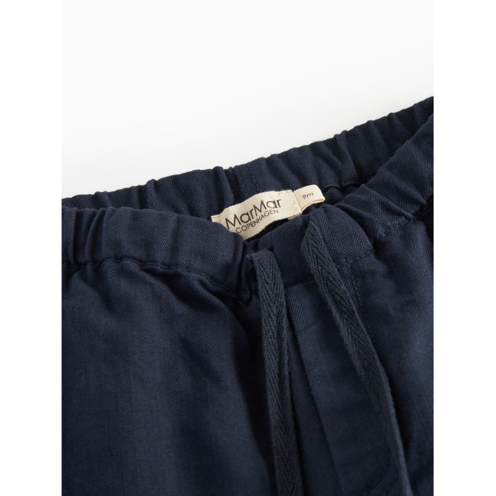 Køb MarMar Herringbone Twill Pilot Navy Polle Bukser