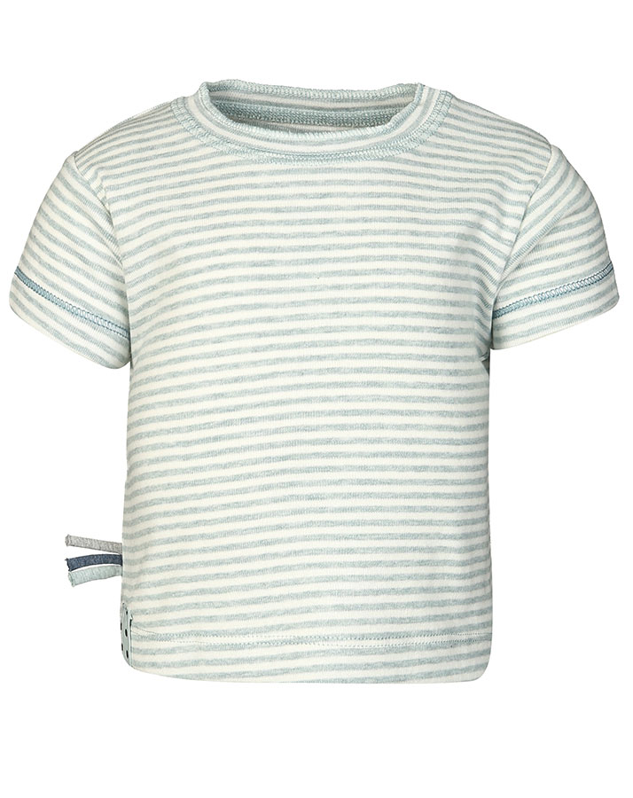 T-Shirt DAMLA gestreift in mint melange