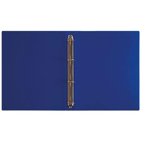Idena Ringbuch A4 4 Ringe PP, transluzent blau