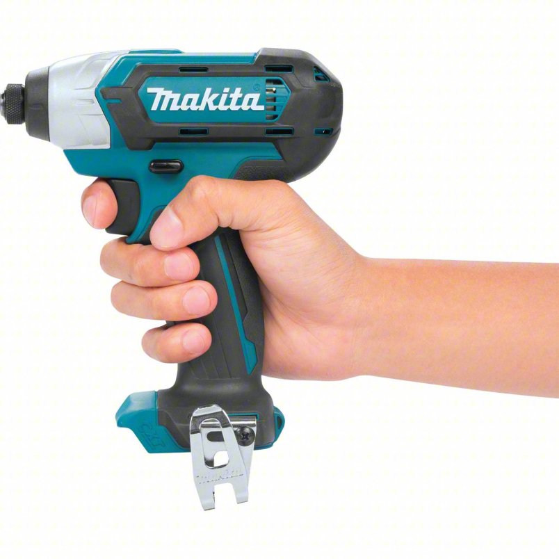 Impact Driver: 970 in-lb Max. Torque, 2,600 RPM Free Speed, 3,500, Bare Tool, 12V DC, Pistol Grip
