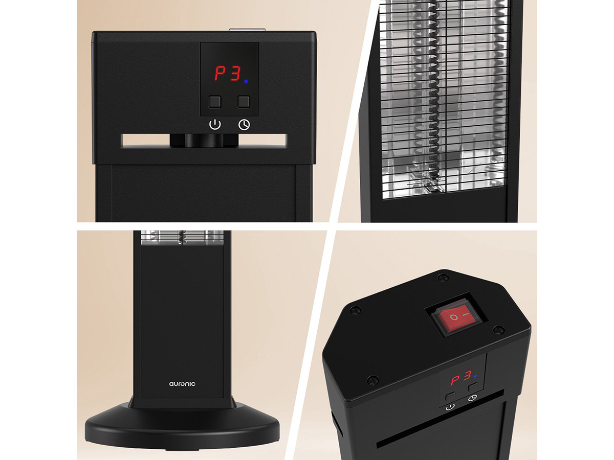 Auronic staande infrarood terrasverwarmer - 2000 watt