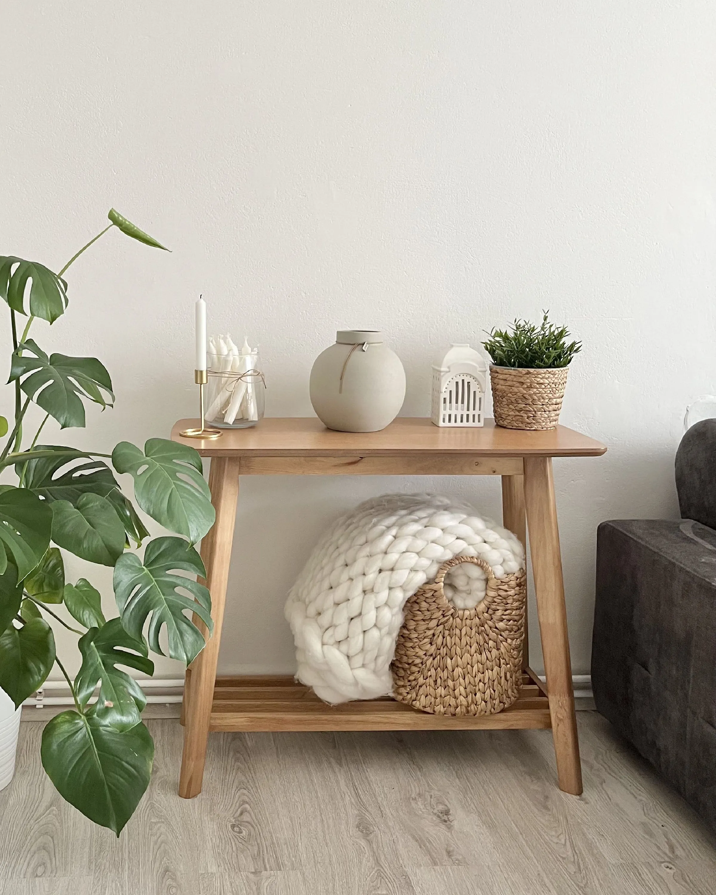 Sidetable TULARE Lichtbruin