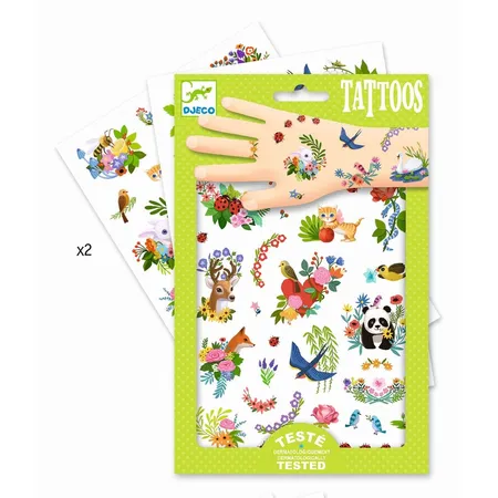 Djeco Tattoos: Fröhlicher Frühling