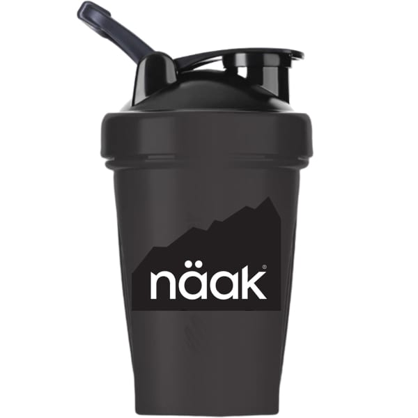 Boissons énergétiques NAAK BOTTLE SHAKER 400ML BLACK