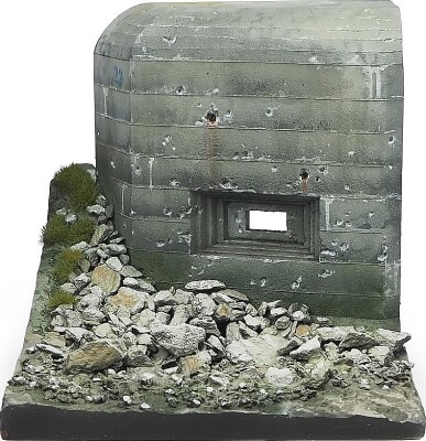 Vallejo Scenics - Wwii Bunker - Sc012 - 8X8 CM