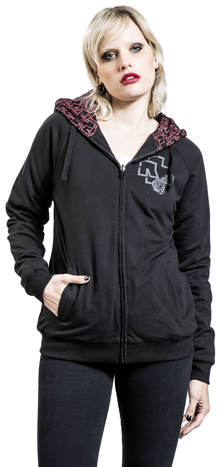 Rammstein Sweat-shirt zippé à capuche