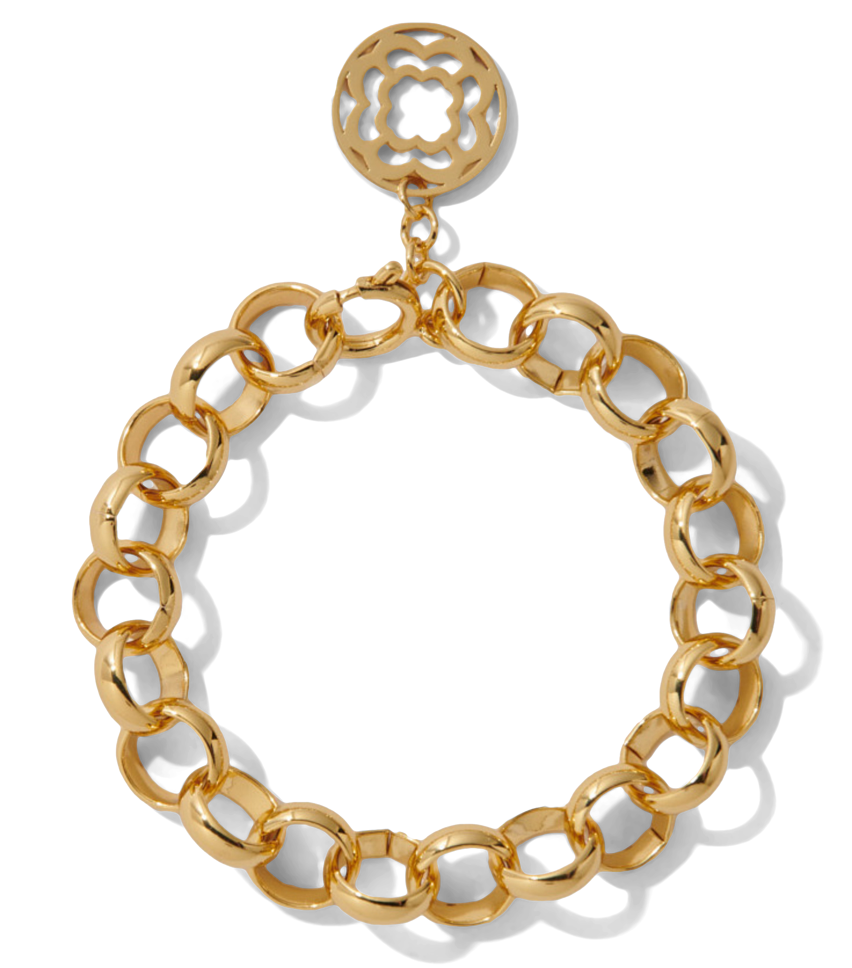 Bracelet en laiton doré | Doré