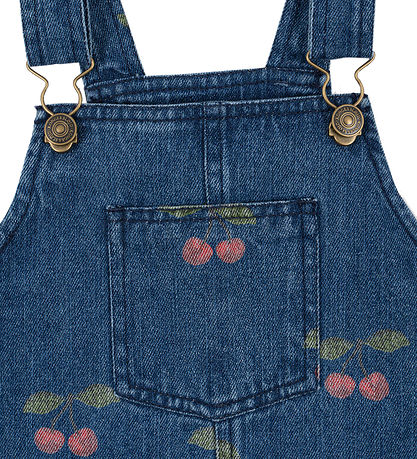Konges Sløjd Kjole - Magot Overall - Ma  Grønde Cerise Denim