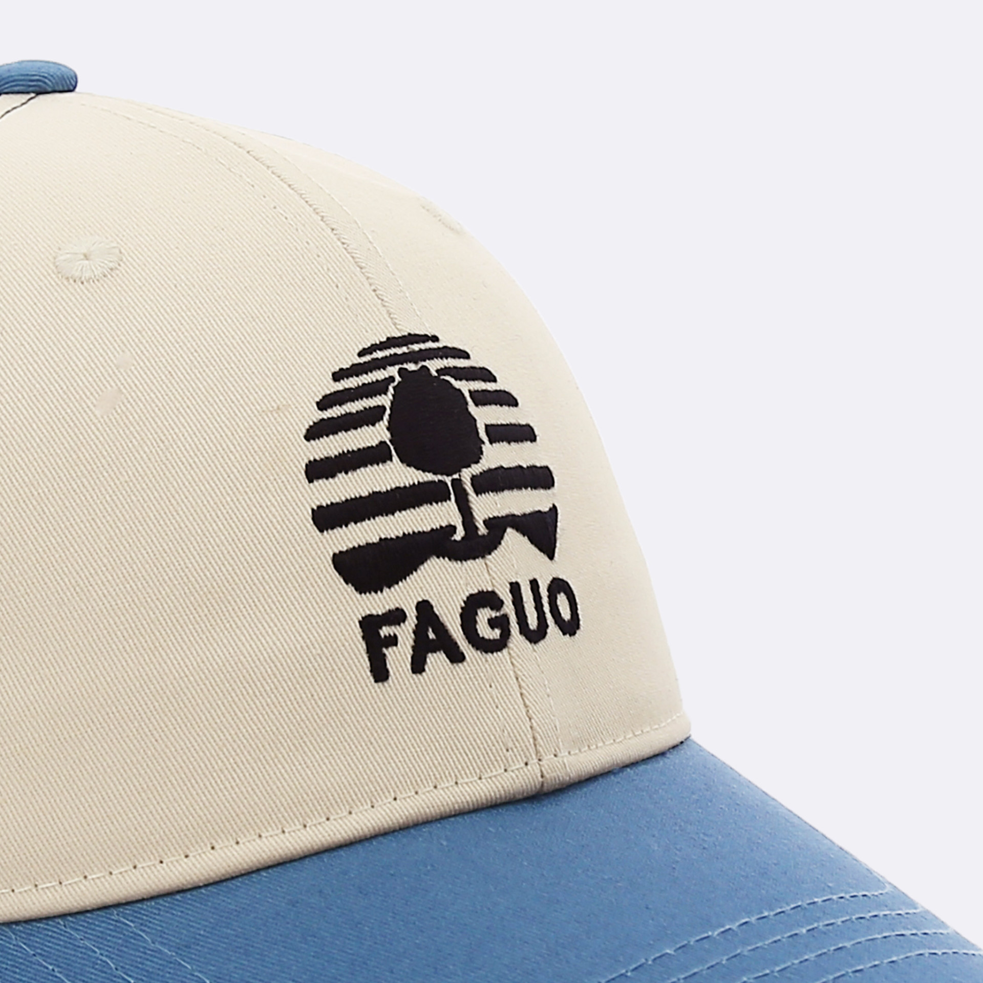 Casquette bleue Coton et polyester - modèle Cap trucker