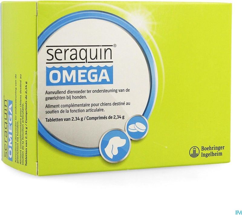 Seraquin Gewricht supplement Seraquin Omega Hond - 6 x 10 tabl à 2,34 g