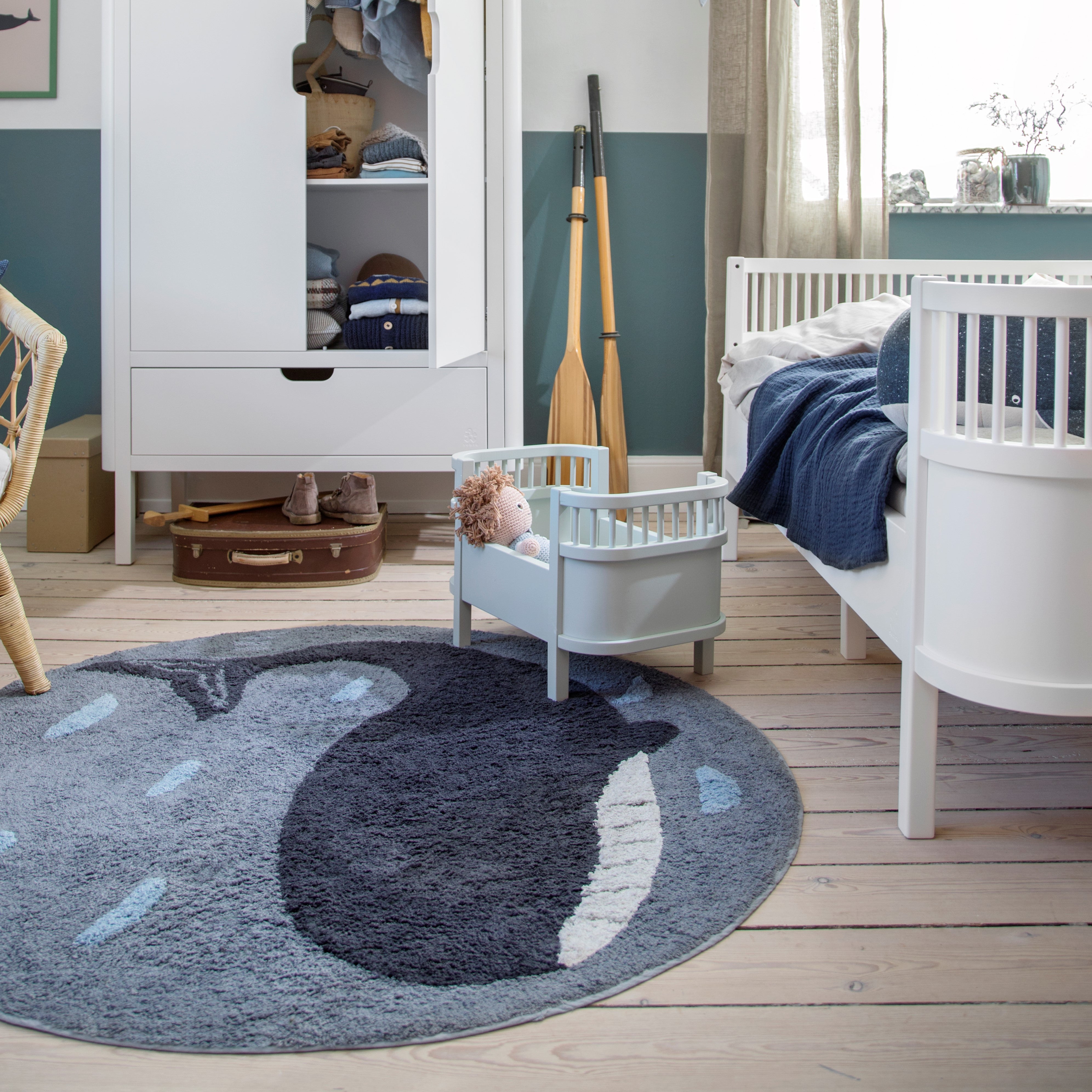 Puppenbett Mist Green