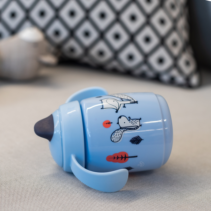 Tommee Tippee Lernstrohhalmbecher 300ml ab 6+ Monaten in blau