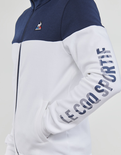 Le Coq Sportif - SAISON 2 FZ SWEAT N°1 M - Blanc / Marine