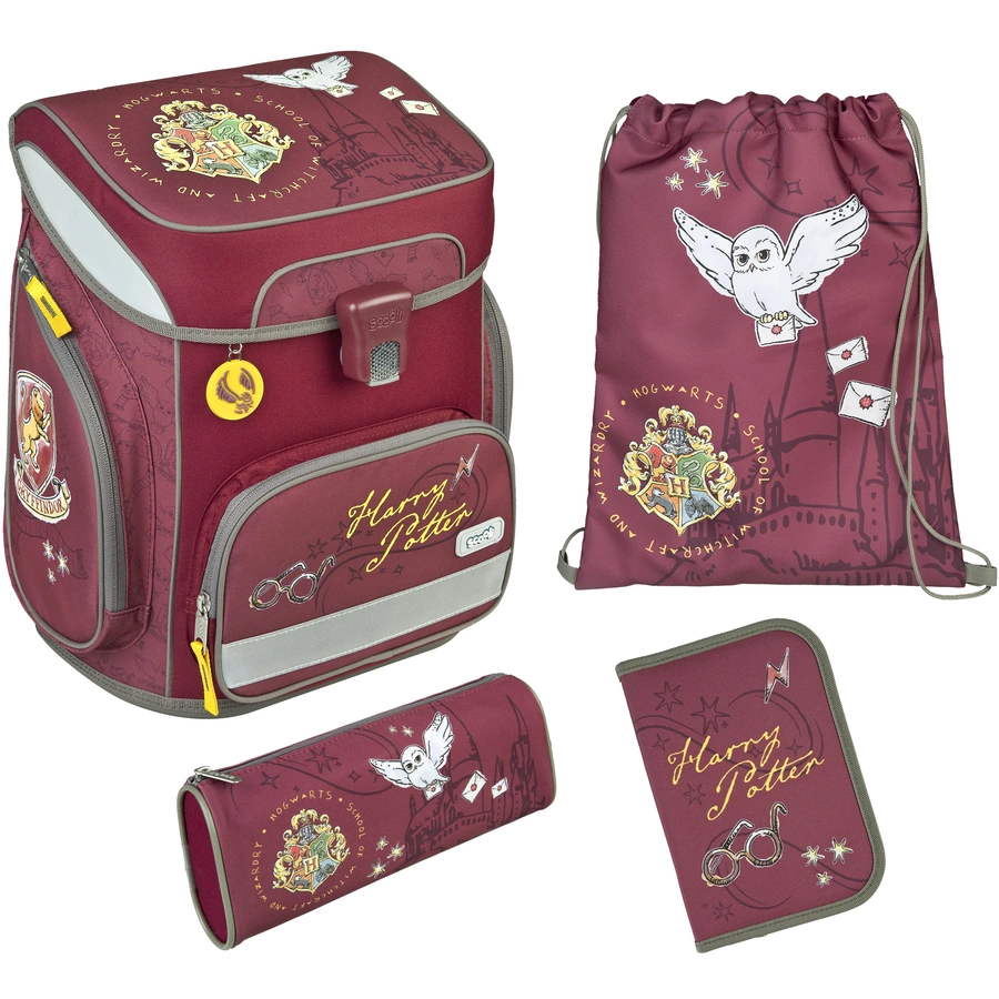 Scooli EasyFit Schulranzen-Set Harry Potter, 5-teilig