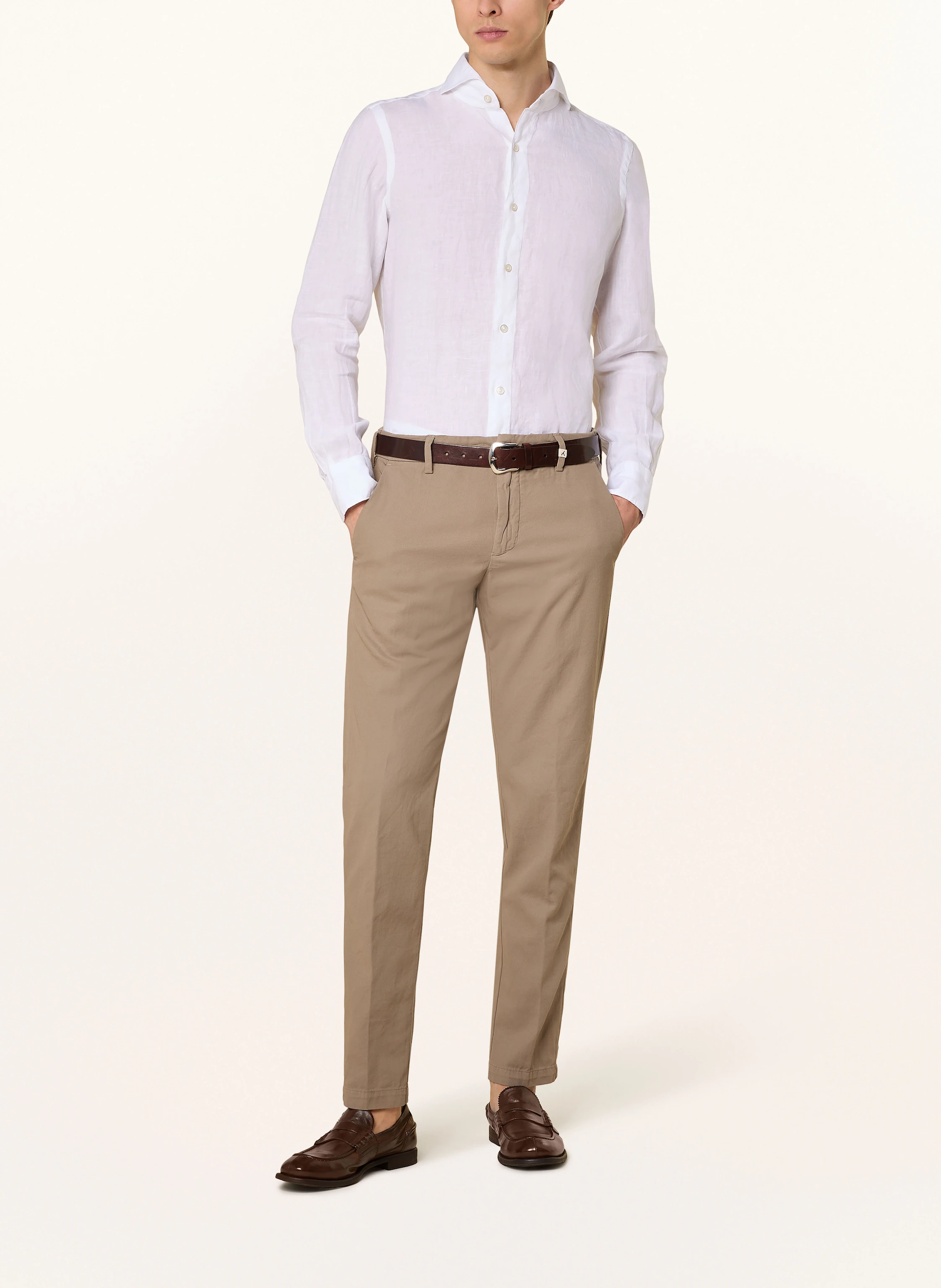 FINAMORE 1925 Leinenhemd TOKYO SERGIO Slim Fit