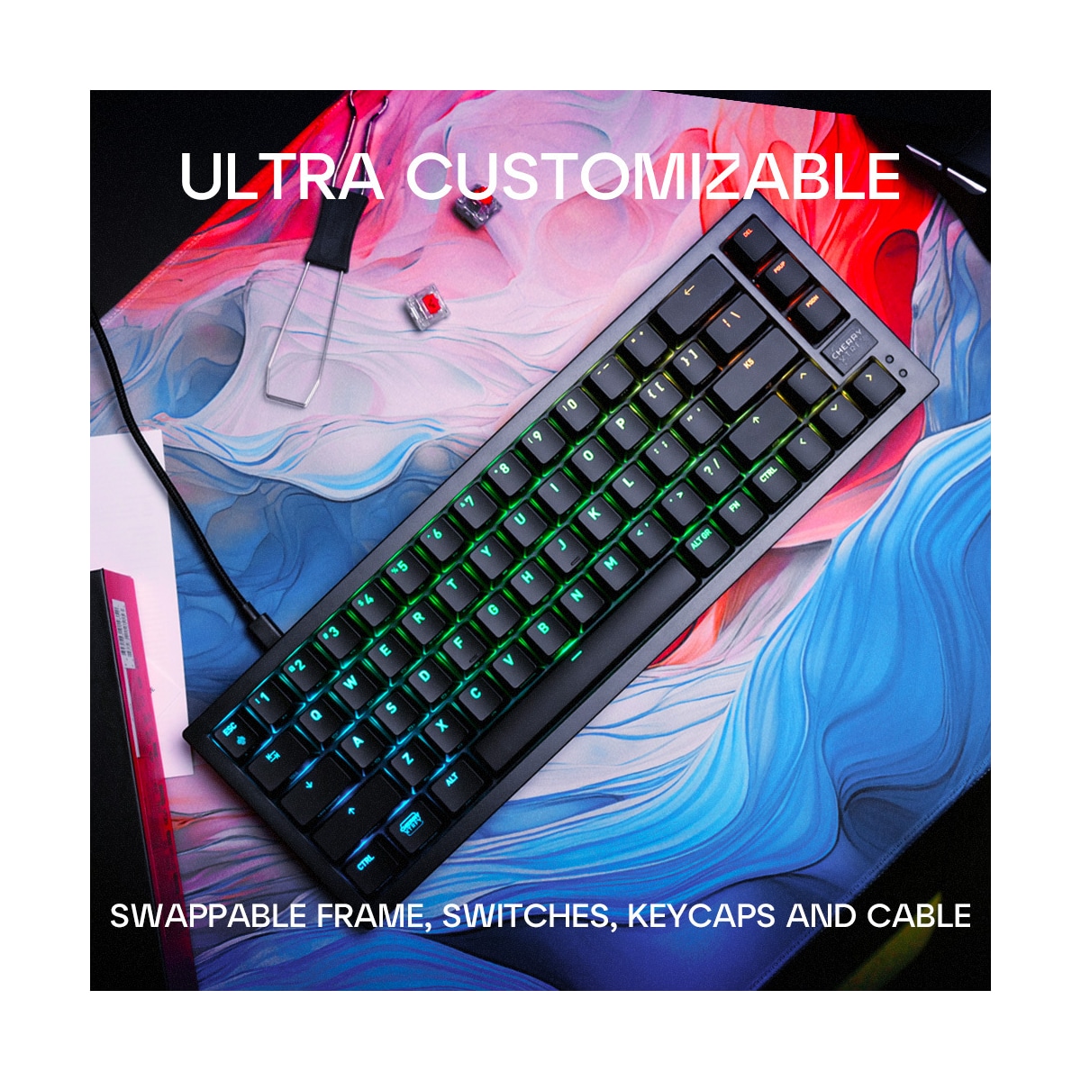 Cherry Xtrfy K5V2 gamingtastatur (sort)