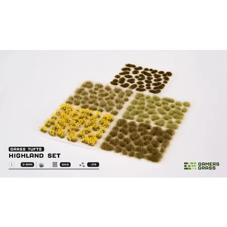 Gamer Grass Basis Gestaltung Tuft Highland Set