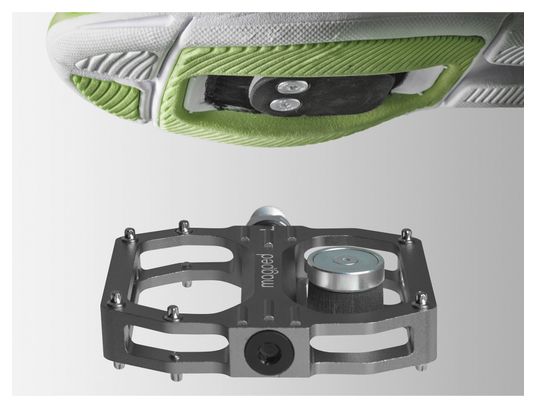 Paire de Pédales Magnétiques Magped Sport 2 (Aimant 100N) Gris
