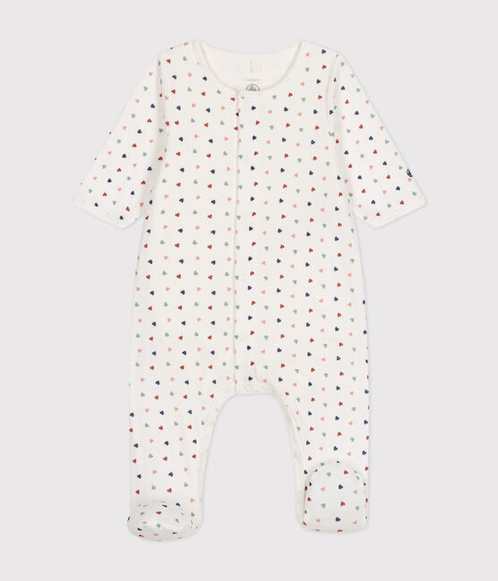 Bodyjama imprimés mini cœurs en tubique bébé