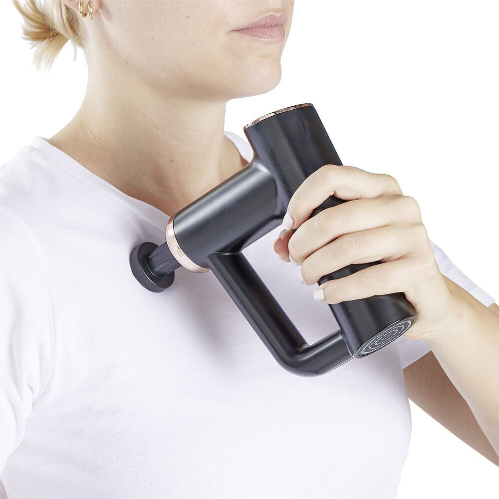 Pistolet de massage 4 têtes interchangeables et 6 vitesses