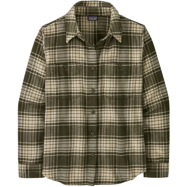 Chemise PATAGONIA W'S FJORD FLANNEL SHIRT CASCADE: PINE NEEDLE GREEN