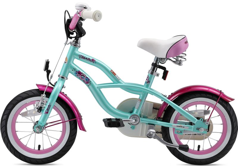 Bikestar 12 inch Cruiser kinderfiets, mint