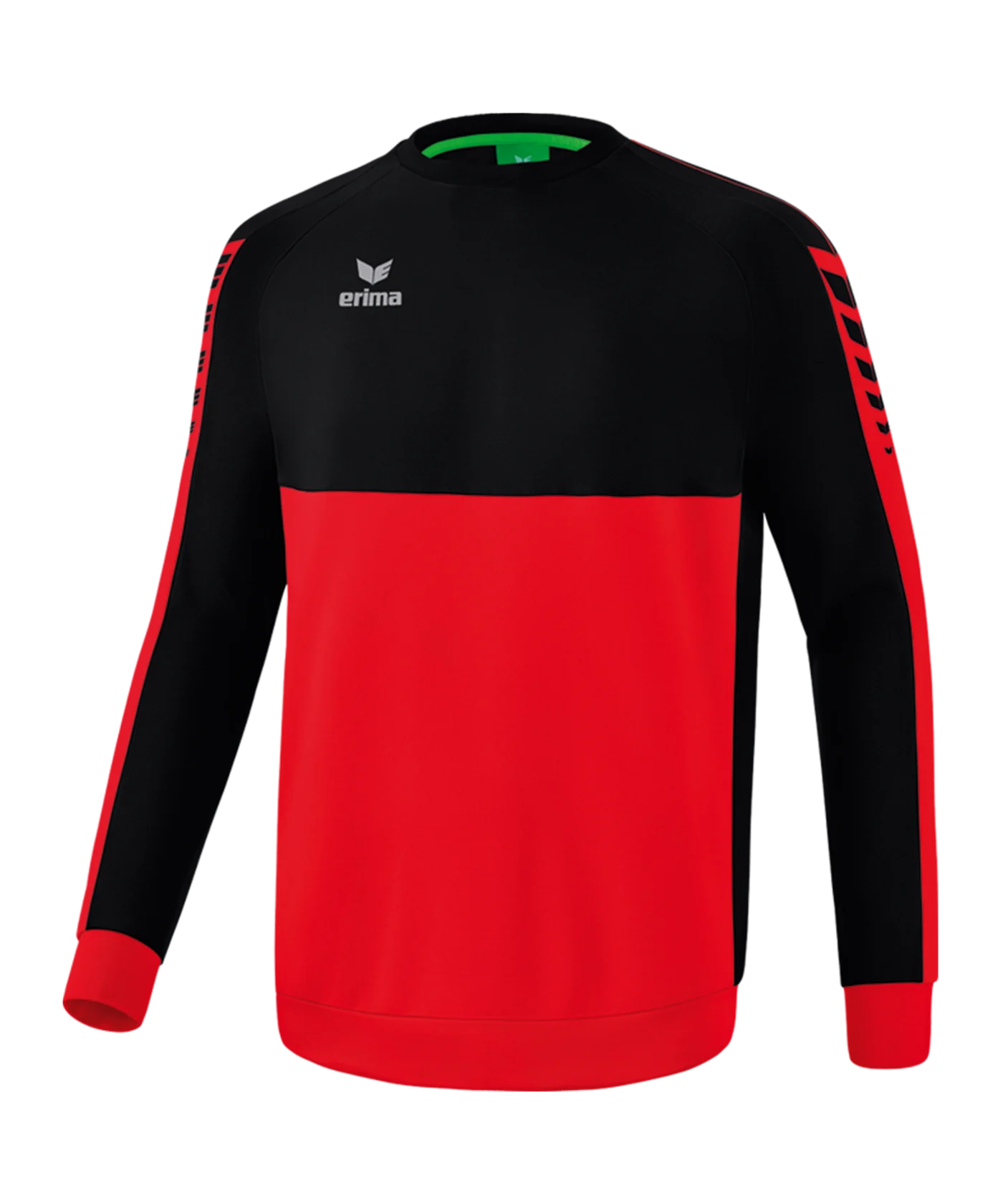 Erima Six Wings Sweatshirt Kids Rot Schwarz