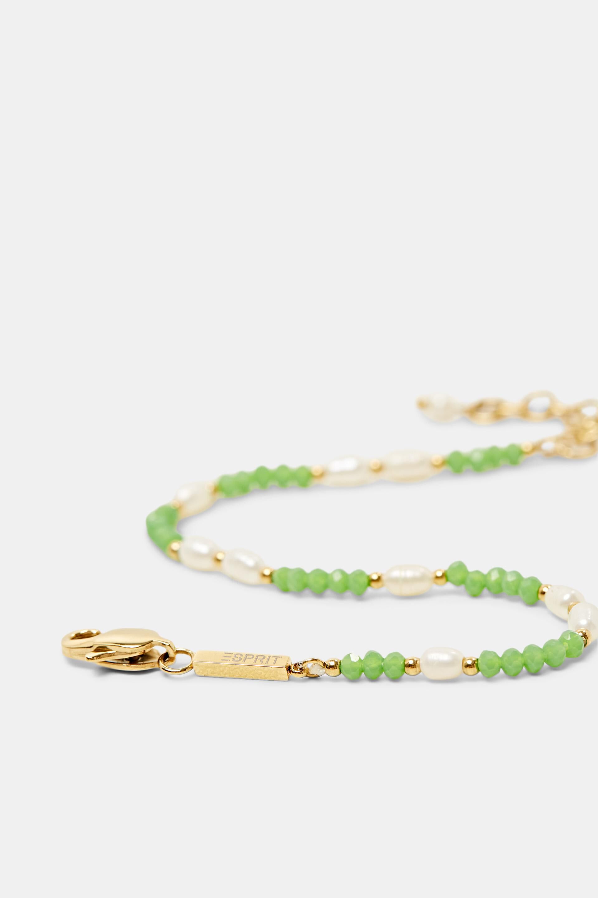 Bracelet à perles, acier inoxydable