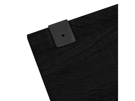 Ensemble de meubles salle de bain 6 pcs noir bois d'ingénierie
