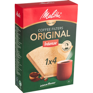 Melitta Original koffiefilters 1x4 Intense 80 stuks