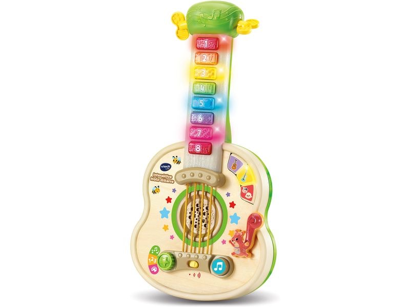 Vtech Ma guitare lumi magique (jouet avec partie bois FSC) Leuchtende Kindergitarre