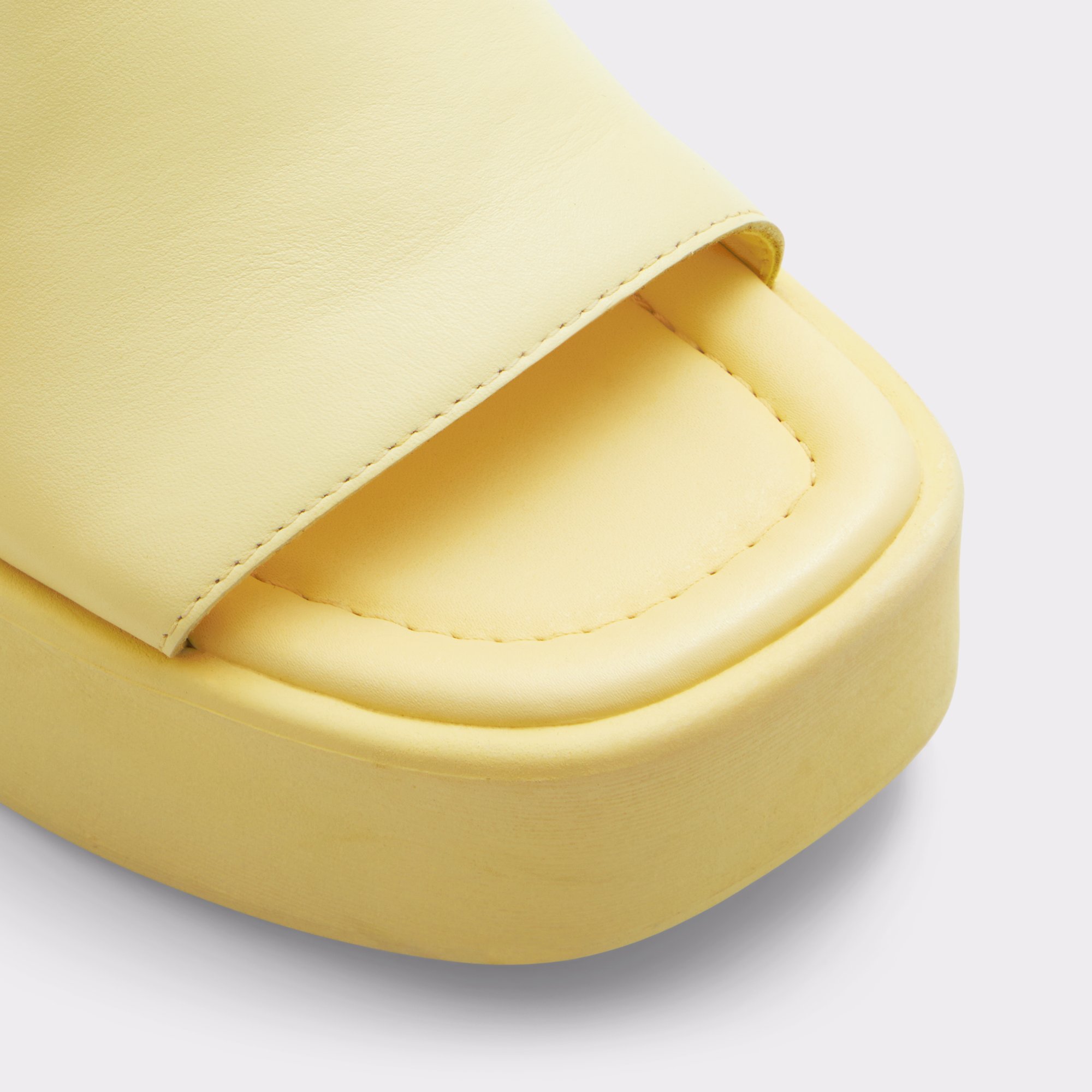 Betta Light Yellow Women Platform sandals