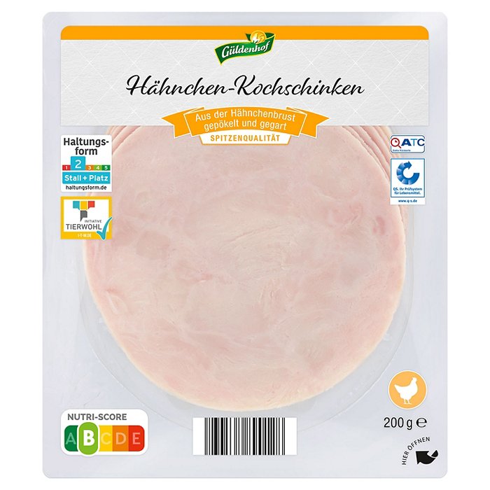 GÜLDENHOF Hähnchen-Kochschinken 200 g
