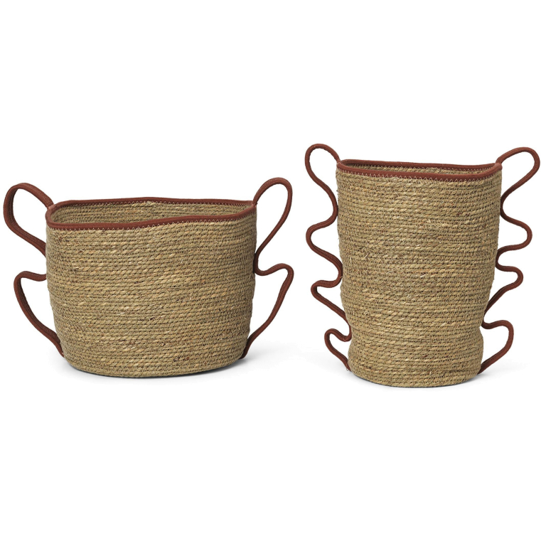 Ferm Living Verso opbergmand set van 2 brick