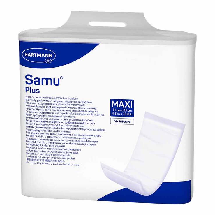 Samu Wöchnerinnen Vorlagen Plus maxi 11x35 cm, 56 St