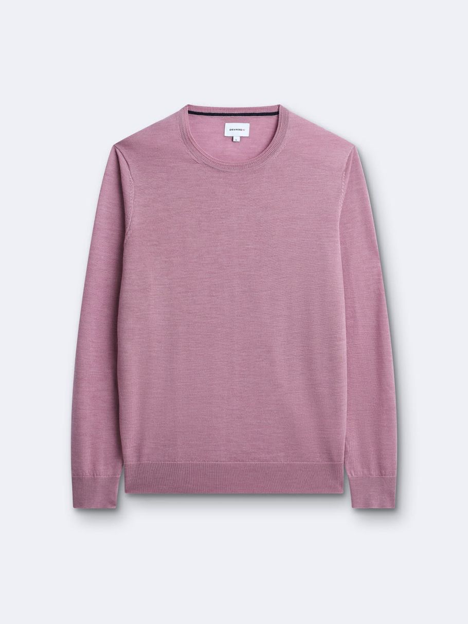 Pull col rond en laine mérinos