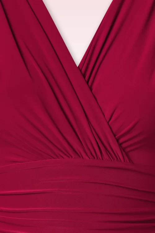 Vintage Chic for Topvintage Sadie Slinky swing jurk in rood