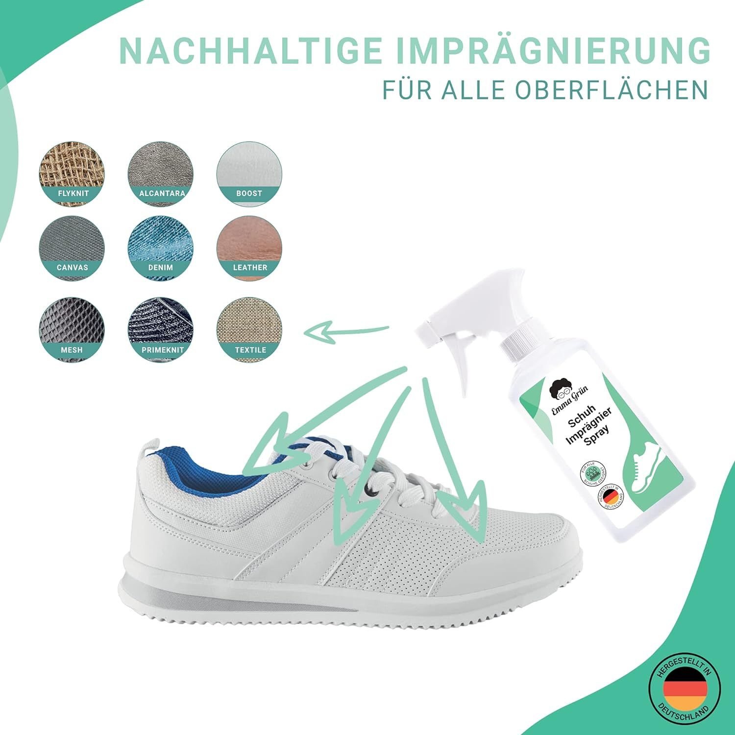 Emma Grün® Imprägnierspray für Schuhe