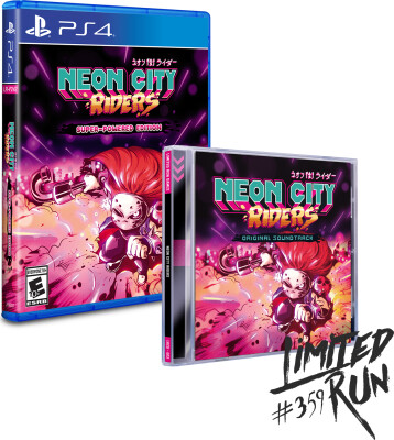 Neon City Riders - Super-Powered Edition - Limited Run #359 - Import - PS4
