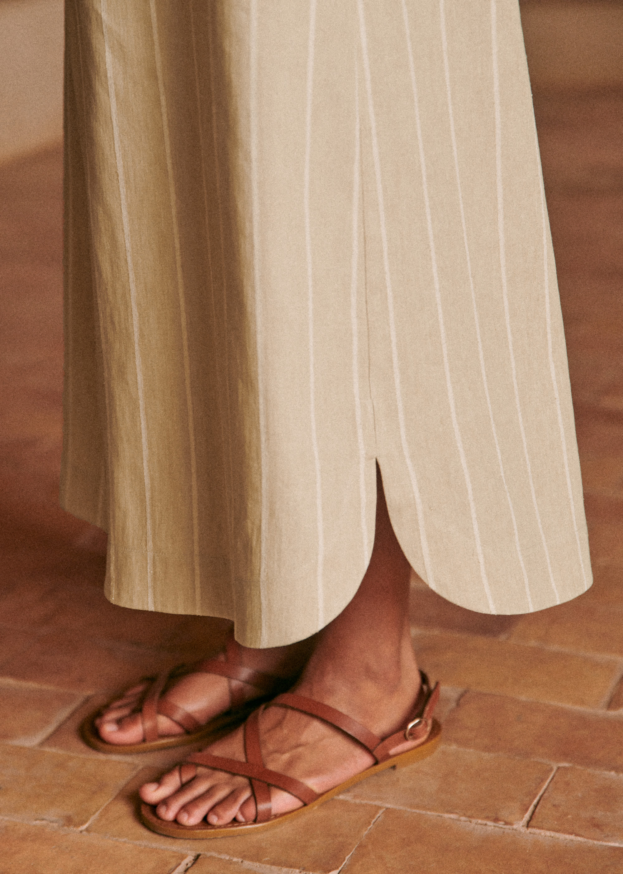 Robe Alani - Rayure naturelle - E-SHOP/ROBES 5905153